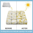 thumbnail image 6 of Tropical Banana Print Pillow&nbsp;– 22x22 Inch Square Floor Cushion, Dutch Velvet, Cute Cartoon Banana Design for Summer & Kids Room, 6 of 7