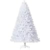 IDEALHOUSE 4.5FT White Christmas Tree, Snow-Kissed, Pre-Decorated, Full Branch Artificial Holiday Tree