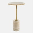 thumbnail image 5 of Uttermost Malya Travertine Accent Table in Tan, 5 of 8