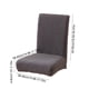 thumbnail image 3 of Funda de silla de vellón grueso | Protector elástico para silla de comedor con tiras antideslizantes | Funda elástica multiusos para hogar, restaurantes y eventos, 3 of 6