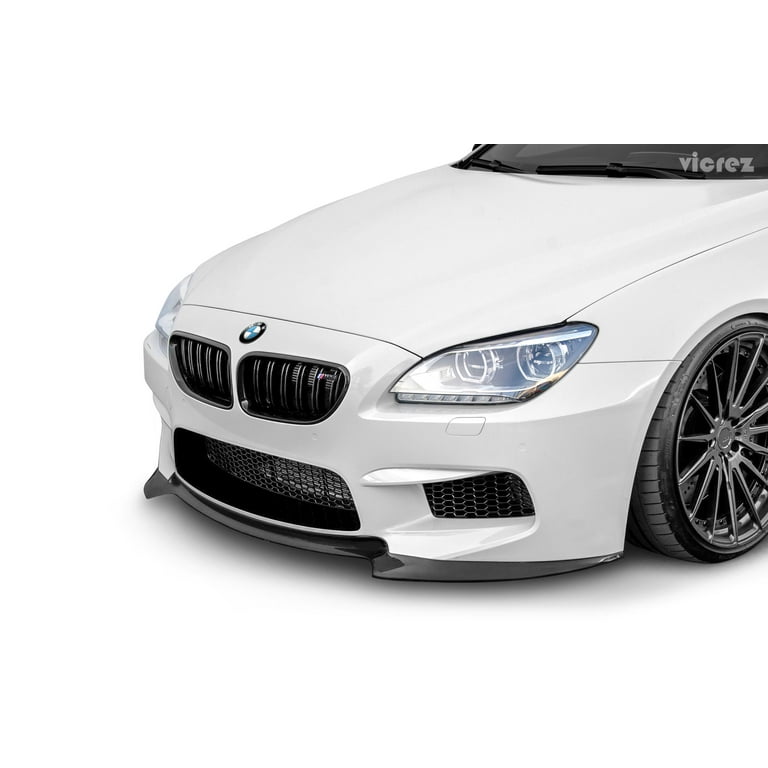 Vicrez BMW M6 F06 F12 F13 2012-2019 V3R Style Carbon Fiber Front Lip  vz101060 