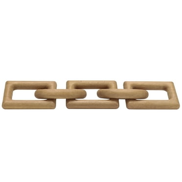 Mainstays Wood Links Light Tan Indoor Tabletop Decor