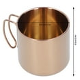 thumbnail image 4 of Coffee Mug, 400ML Drinkware, Coffee Cup, For Home Bar Rose Gold, 4 of 8