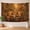 A, variant on XaaKee Room Tapestry, Golden Woodland Foxes Wildlife Scene, High-Quality Polyester Wall Tapestry, 60x40Inch