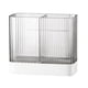 thumbnail image 1 of Organizador de almacenamiento de cubiertos de plástico, contenedor Caddy para mesa de cocina, armario o despensa, sostiene tenedores, 1 of 5