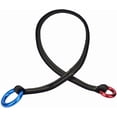 thumbnail image 4 of 90 cm Climbing Lanyard, 22KN Restraint Lanyards, for Hanging Stand, Tree Work, Installing Steps, Rescue, Linemans Belt, with Red and Blue Rings, 4 of 9