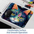 thumbnail image 6 of Cat Square Mouse Pad, 8.3x9.8 Inch, Non-Slip Rubber Bottom, Printed Desk Mat for Office and Gaming, 6 of 6