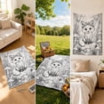 thumbnail image 5 of Linnome Coloring Blanket for Washable Polyester Throw - Reusable Large Coloring Mat Creative Art Activity - Fun Color-In Blanket for Teens Home Playroom Gift, 5 of 5