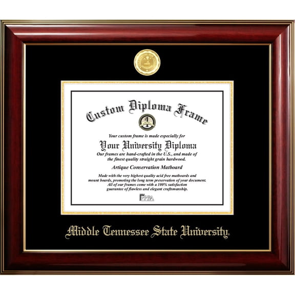Middle Tennessee State University Classic Diploma Frame