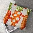thumbnail image 7 of Easter Pillow Cover  Inch Five Watercolor Carrots Decorations Holiday Farmhouse Spring Pillow Case Decor for Home Sofa Couch, 7 of 7