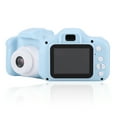 thumbnail image 2 of Mini cámara digital portátil X2 de 2,0 pulgadas con pantalla a color IPS para niños, cámara HD 1080P (azul), 2 of 9