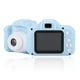 thumbnail image 4 of Mini cámara digital portátil X2 de 2,0 pulgadas con pantalla a color IPS para niños, cámara HD 1080P (azul), 4 of 11