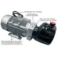 thumbnail image 2 of AC Hydraulic Power Unit 2hp 1-4 gpm 800-3000 psi 110/220VAC 50/60Hz valves optional, 2 of 9