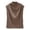 Coffee, variant on AWZXDE Women High Neck Sleeveless Halter Tank Top Pure Color Loose Fit Basic High Neck Halter Top Comfortable Casual Tops Coffee,XL