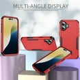 thumbnail image 3 of Compatible with Apple iPhone 16 Plus Case for Women Men, Military Grade Shockproof Drop Protection Anti-Scratch Bumper Rugged Matte Phone Case Cover for iPhone 16 Plus, Red, 3 of 7