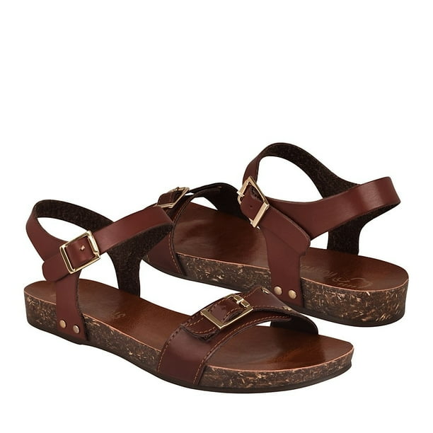 Coppel Dama Sandalias Frida Cafe Sandalias Nomadas Huaraches Marca