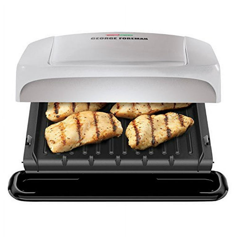 George Foreman Removable Plate Electric Indoor Grill GRP-1060B-T, Color:  Black - JCPenney