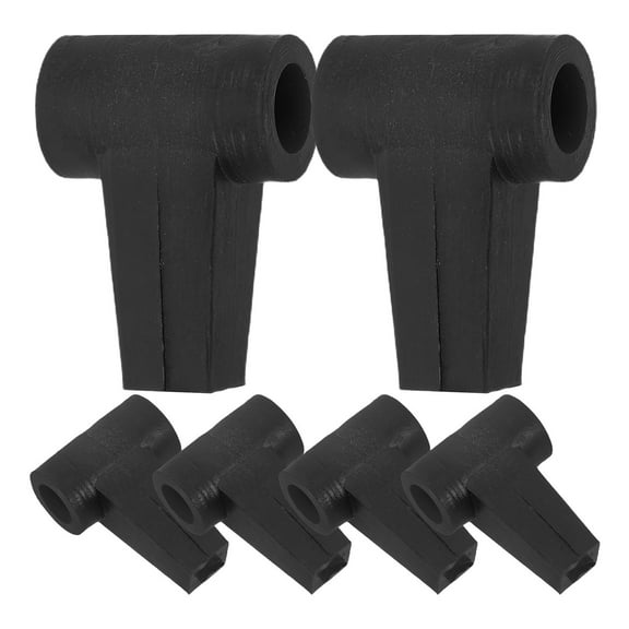 WRITWAA 6Pcs Black Plastic Kite Frame Connectors Replacement Parts for Outdoor and Lightweight Design