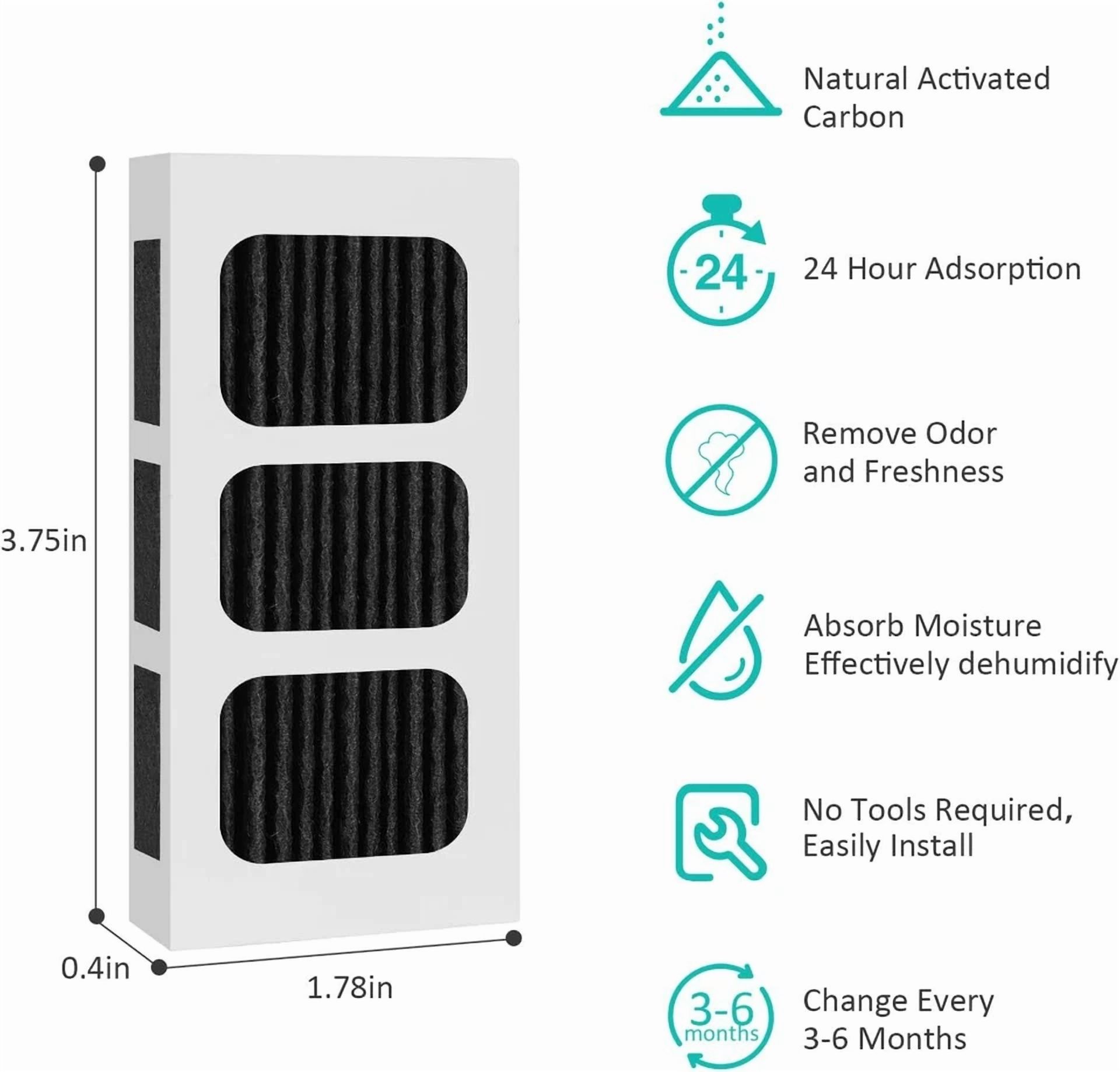 12X Replacement Refrigerator Air Filter For Frigidaire Paultra2 Pureair Ultra Ii