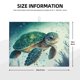 thumbnail image 2 of Balery Watercolor Turtle5 Alfombrilla de Secado para Cocina, 18x24 Pulgadas, Súper Absorbente para Platos y Encimeras, 2 of 7