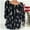 Black, variant on wendunide Shirts For Women Women Plus Size Half Sleeve Feather Print V-neck Blouse Pullover Tops Shirt Army Green XXXL
