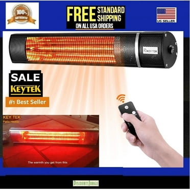 Wall Mounted Patio Heater Outdoor Electric Infrared 1500w Waterproof w/ Remote