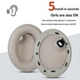 thumbnail image 4 of Ear Pads for WH-1000XM4 Wireless Headphones Gray, 4 of 5