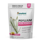 Himalaya Raspberry Lemon Psyllium Husk Powder, Daily Fiber Supplement for Digestive Health & Regularity, Gluten-Free, Vegan, No Artificial Colors, Easy-to-Mix, 12 oz (340 g)
