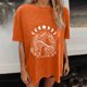 thumbnail image 4 of Blusa de manga corta de verano con estampado de sol y luna gótica vintage para mujer Pompotops hfajkhk140717, 4 of 9