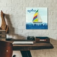 thumbnail image 5 of Epic Art 'Rainbow Spinnakers IV' by Courtney Prahl, Acrylic Glass Wall Art, 12"x12", 5 of 8