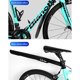 thumbnail image 3 of Bicicleta Kits de guardabarros plegables Guardabarros Ndcxsfigh de rueda de neumático trasero para piñón fijo MTB Bike Black, 3 of 9