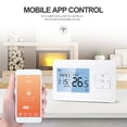 thumbnail image 3 of Termostato inteligente Wi-Fi Termostato programable inalámbrico con receptor de RF Control de aplicación de estilo montado en la pared de sobremesa Control de voz Compatible con Alexa Asistente de Goog Abanopi Termostato, 3 of 7