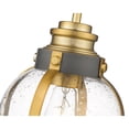 thumbnail image 5 of 337MP-BRZ+HB-Z-Lite-Burren - 1 Light Mini Pendant In Vintage Style-11.5 Inches Tall and 8.75 Inches Wide, 5 of 5