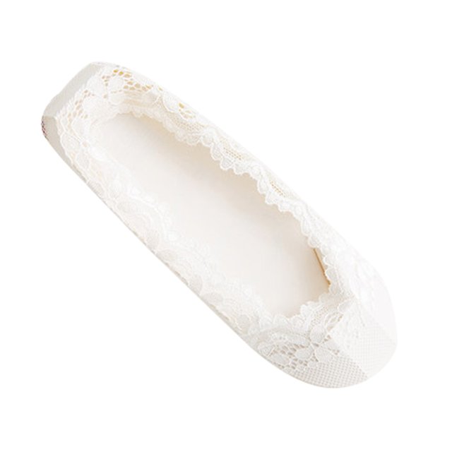 Women Girls Lace Mesh Low Girls Cut Liner Socks No Show Non Slip Invisible Summer Flat Loafer Liners