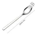 thumbnail image 2 of Yucurem 5Pcs Spork Long Handle Camping Tableware Spoon Fork Cutlery for Home Daily Use Kitchen Supplies (A), 2 of 10