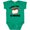 Kelly Green, variant on Inktastic Valentines Day I Love You S'more with Pink Hearts Boys or Girls Baby Bodysuit