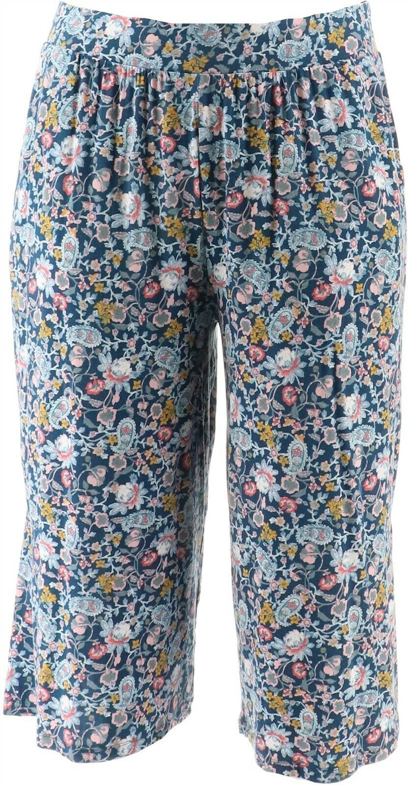 Cuddl Duds Softwear Stretch Crop Wide 