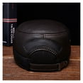 thumbnail image 5 of Men's Genuine Leather Baseball Cap Brand New Male Sp-ring Winter Warm Beret M-ilitary Hats ,Fashion, 5 of 6