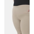 thumbnail image 4 of JMS Just My Size by Hanes Women's Plus Size Pull On Shorts with Pockets, Single and 2-Pack, 9” Inseam, Sizes 0X-4X, 4 of 5