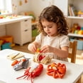 thumbnail image 1 of Tong “Realistic Seafood Cutting For Kids And Interactive Learning Kitchen Playset, 1 of 6