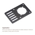 thumbnail image 4 of Unique Bargains Stepper Motor Mounting Bracket Mount Plate Aluminum Alloy Black for 3D Printer 2 Pack, 4 of 5