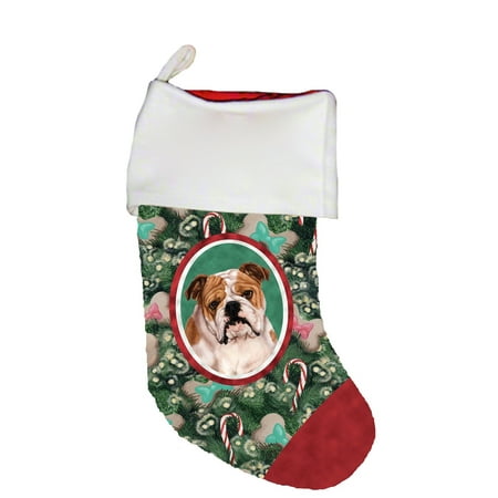 Bulldog Christmas Stocking - Bulldog - Best of Breed Dog Breed Christmas Stocking