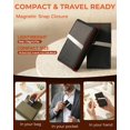 thumbnail image 4 of Nail Clipper Set 7 in 1, Precision Manicure Kit with Magnetic Leather Case, Mirror-Polished Stainless Steel Tools for Fingernail & Toenail, Daily Grooming Kit for Men & Women, 4 of 7