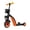 Orange, variant on guohui Adjustable Children's Tricycle, Versatile Gift, Lightweight And Sturdy 3-wheeled, Ideal Sports Toy for Beginners, Garden, Outdoor Activities. Red with Push Handle