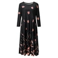 thumbnail image 3 of Ketyyh-chn99 Casual Dresses for Women Long Sleeve Irregular Daily Long Dresses 2024 Pink,M, 3 of 5