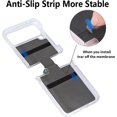thumbnail image 5 of Case for Galaxy Z Flip 4 5G 2022 Cover,  Fashion Glitter Slim TPU Frame Back Cover Protective Phone Case for Galaxy Z Flip 4 5G 2022, with Ring, Red, 5 of 7