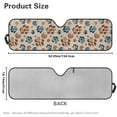 thumbnail image 7 of Yuyamidu Dog Paw Windshield Sun Shade for 2018-2024 Jeep Wrangler JL JLU & Gladiator JT, Cute Sunshades Heat Shield Car Front Window Sunshade, 7 of 7
