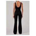 thumbnail image 5 of SKQIT Flare Workout Jumpsuits for Women One Piece Sleeveless Scrunch Butt Lifting Gym Bodysuit Sexy Backless Yoga Outfits, 5 of 7