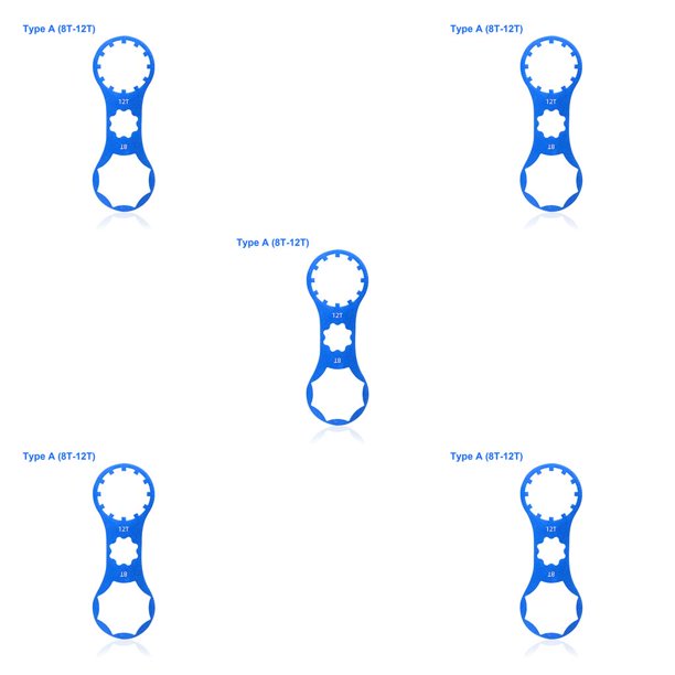 Soidarity Llave de horquilla delantera para bicicleta, herramienta de reparación de aleación de aluminio, llave de extracción para reparación de Type2 NO2 Soidarity CBP157523