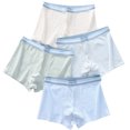 thumbnail image 2 of 4 Piece Boys Underwear Size 8 Toddler Breathable Soft Cotton Panties Stretch Lightweight Little Boy Boxers, Blue, 6XL, 2 of 7